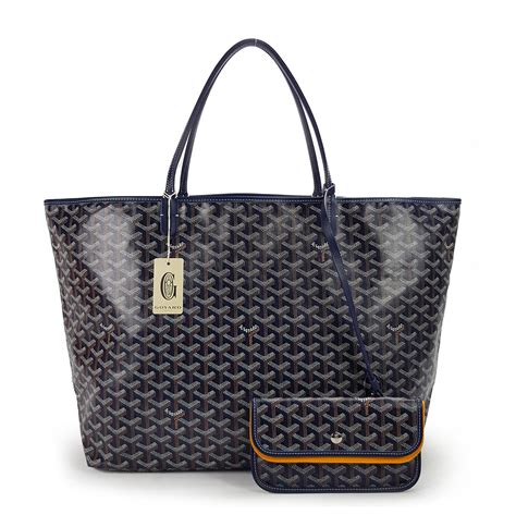 goyard dark blue|goyard blue handbag.